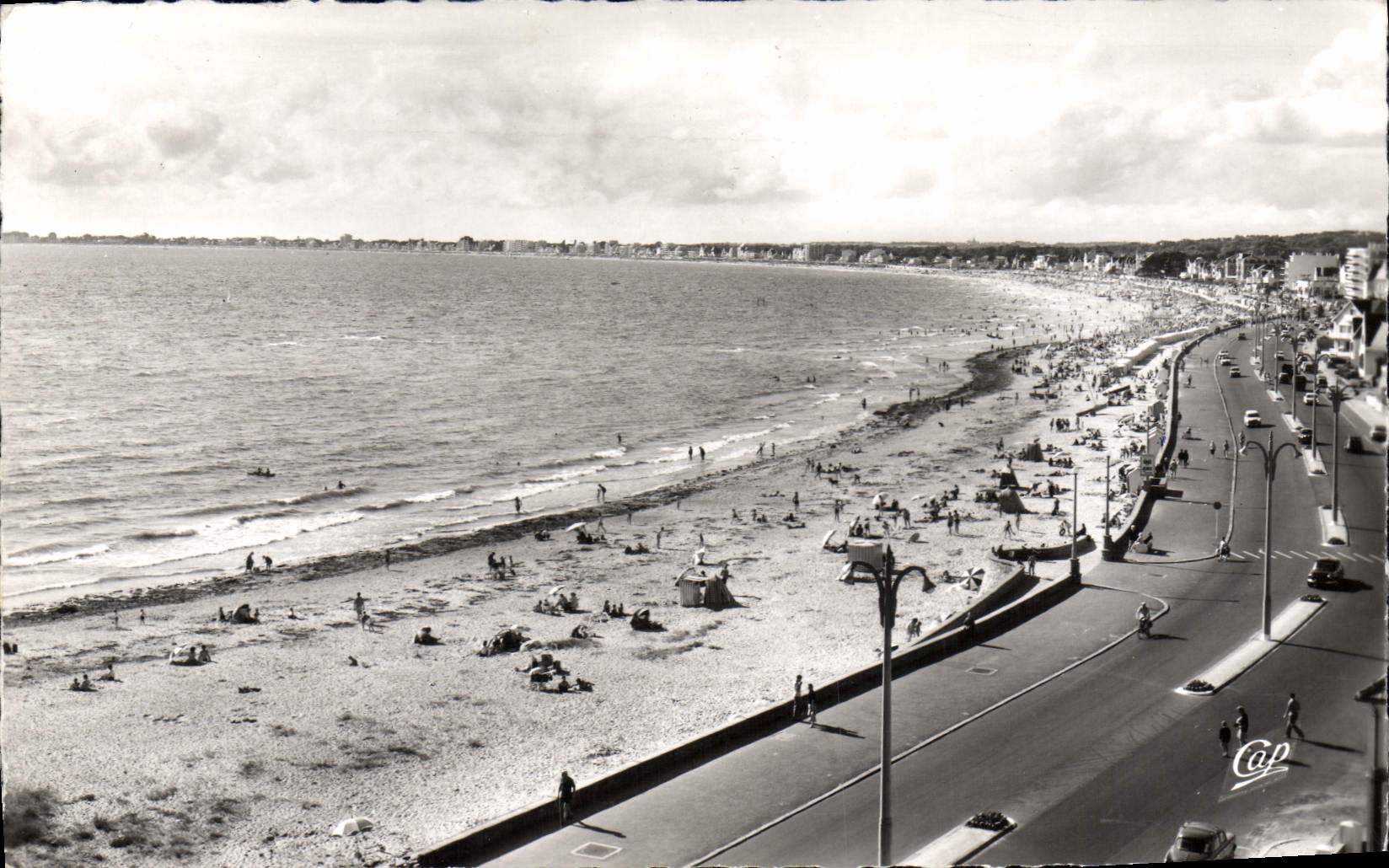 CPA Pornichet La Plage Vers La Baule