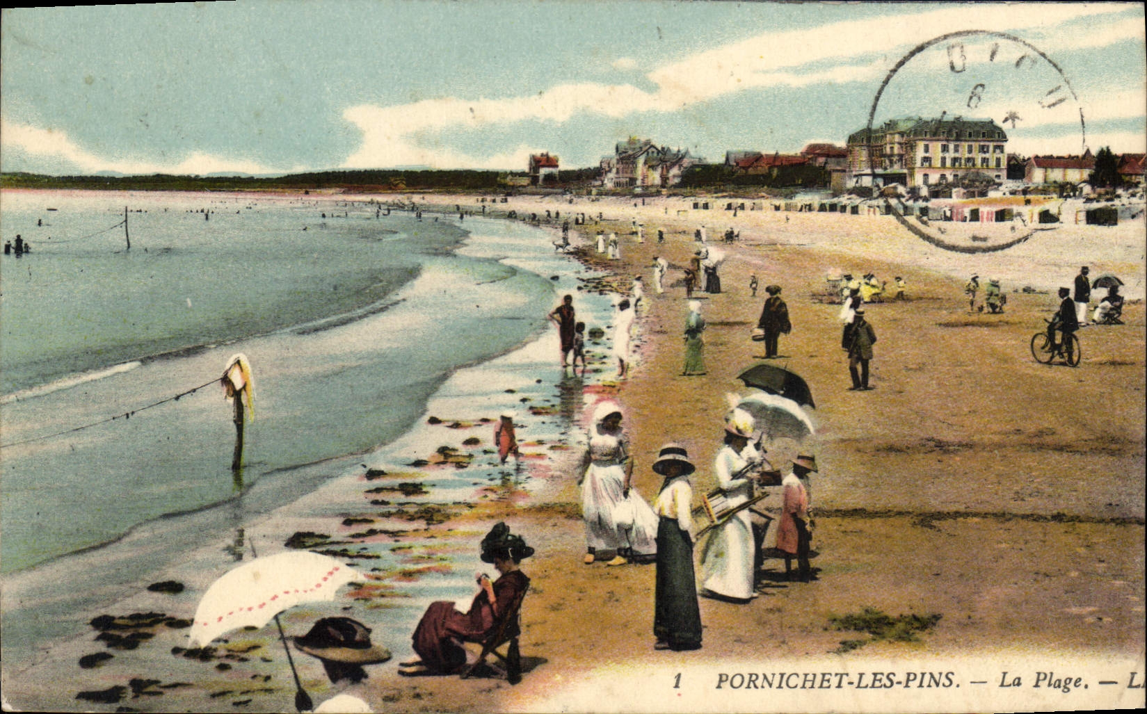 CPA Pornichet Les Pins La Plage