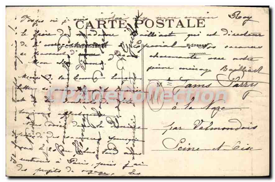 CPA Pornichet Un Coin De La Plage — Rückseite