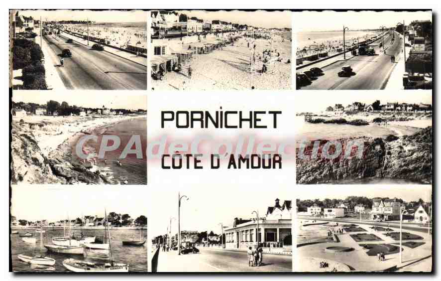CPA Pornichet Cote D'Amour promenade plage port casino parterres