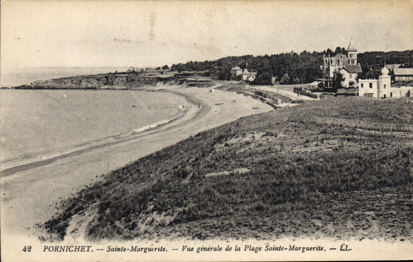 CPA Pornichet Sainte Margurite Vue Generale De La Plage Sainte Marguerite
