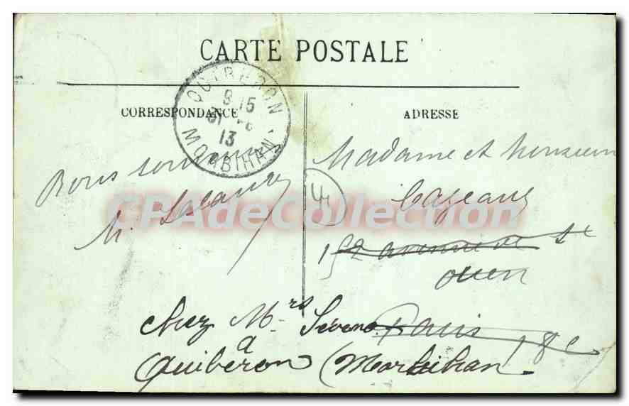 CPA Pornichet Vue Generale De La Plage — Rückseite