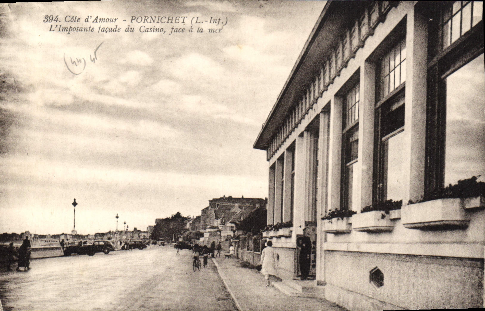 CPA Pornichet L'Imposante Facade Du Casino