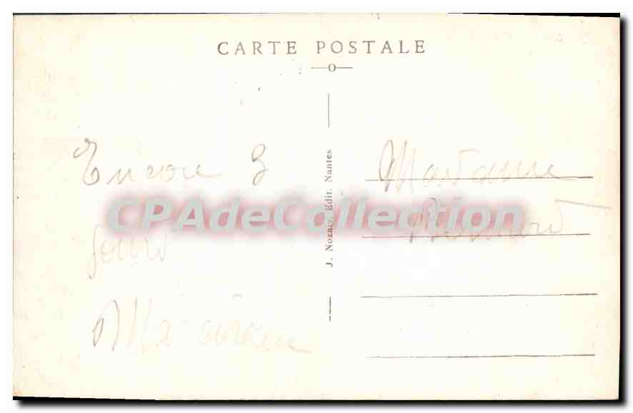 CPA Pornichet L'Imposante Facade Du Casino — Rückseite