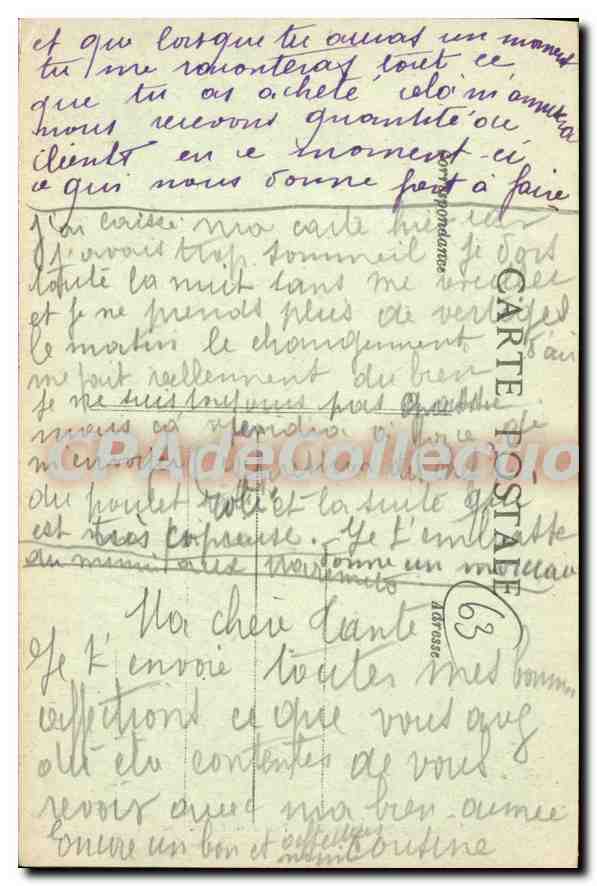 CPA La Bourboule Fontaine Petrifiante — Verso