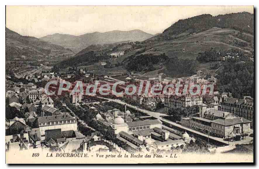 La Bourboule - Vue prise de la Roche des Fées - LL