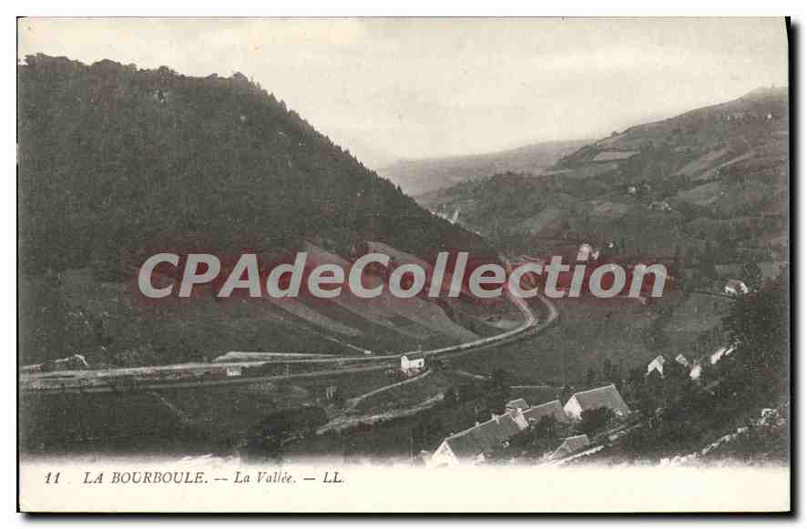La Bourboule — La Vallée — LL — n°11 — Éditeur Lévy Fils & Cie, Paris - Anverso