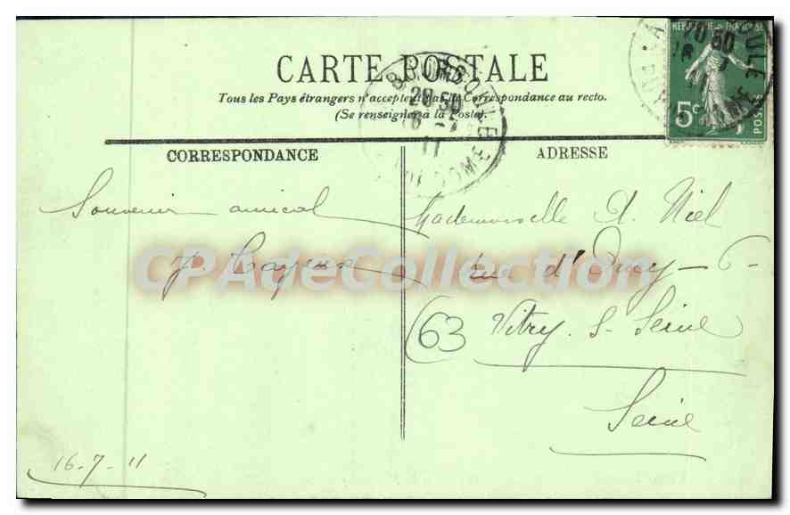 La Bourboule — La Source Croixat et la Fontaine pétrifiante — LL — Verso