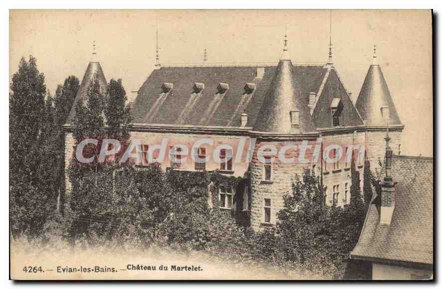 Evian-les-Bains — Château du Martelet — Phototypie Co., Neuchâtel