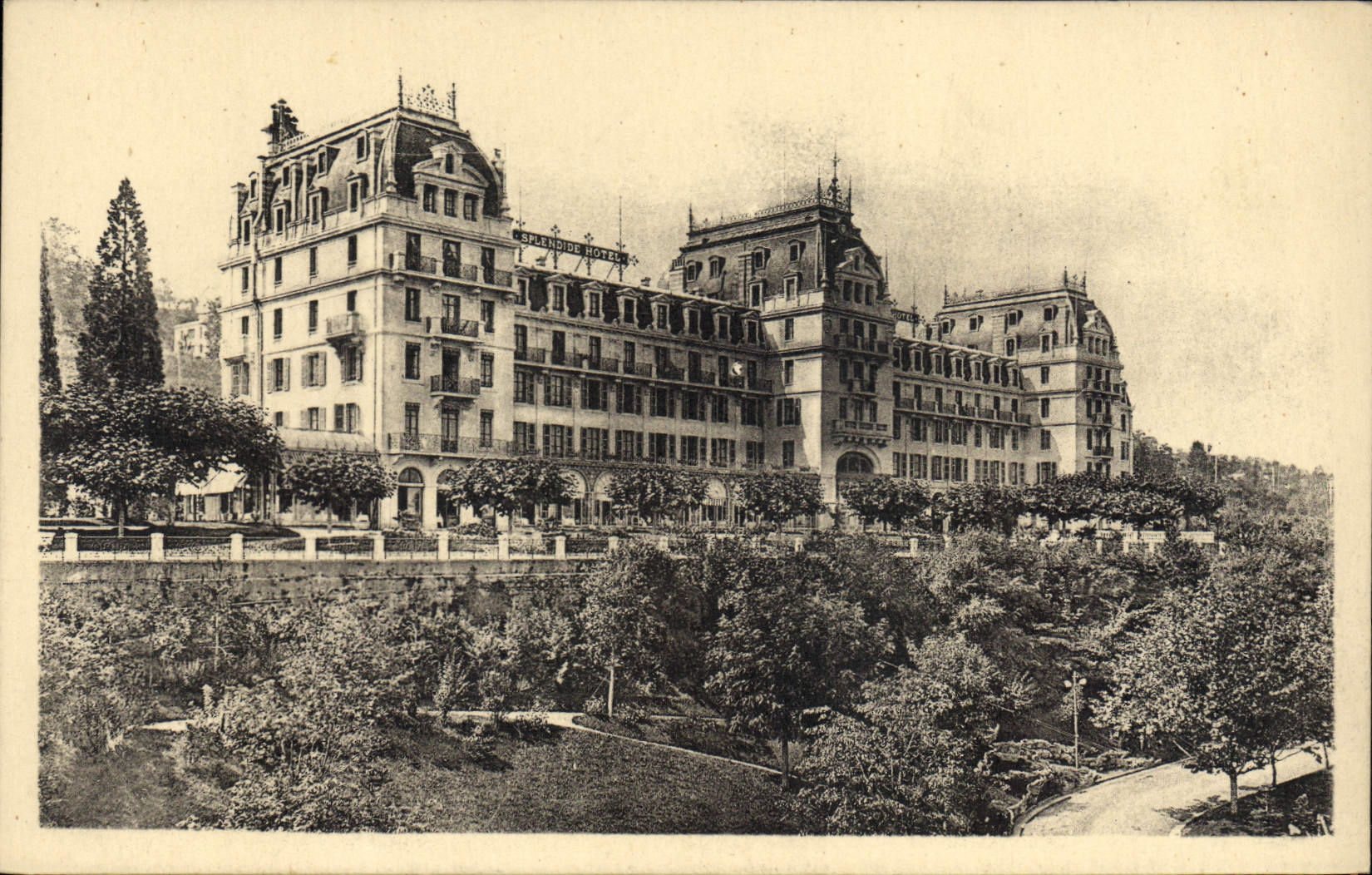 Hôtel Splendide — Évian-les-Bains — Éditeur : LL, Paris
