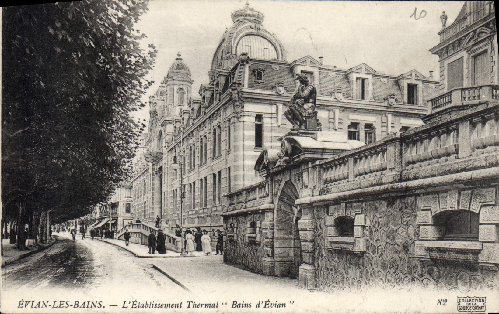 ÉVIAN-LES-BAINS — L'Établissement Thermal 'Bains d'Évian' — Collection de la Source Cichat, n°10