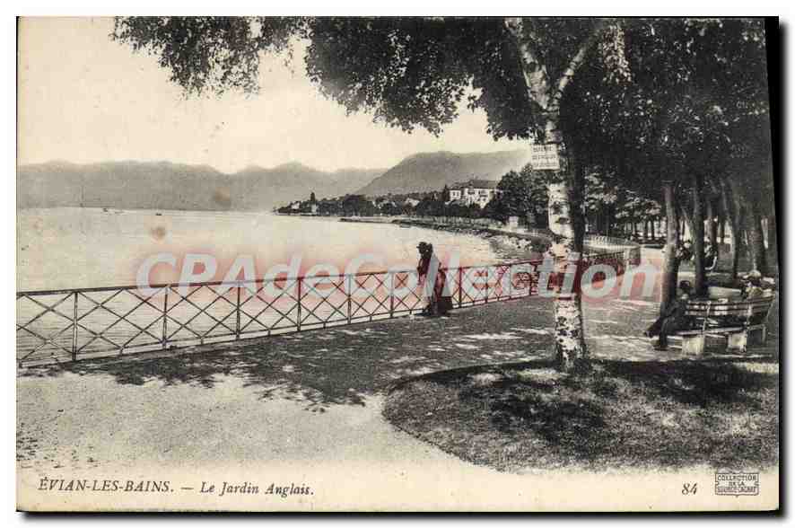 ÉVIAN-LES-BAINS — Le Jardin Anglais — Collection Suisse Romande n°84