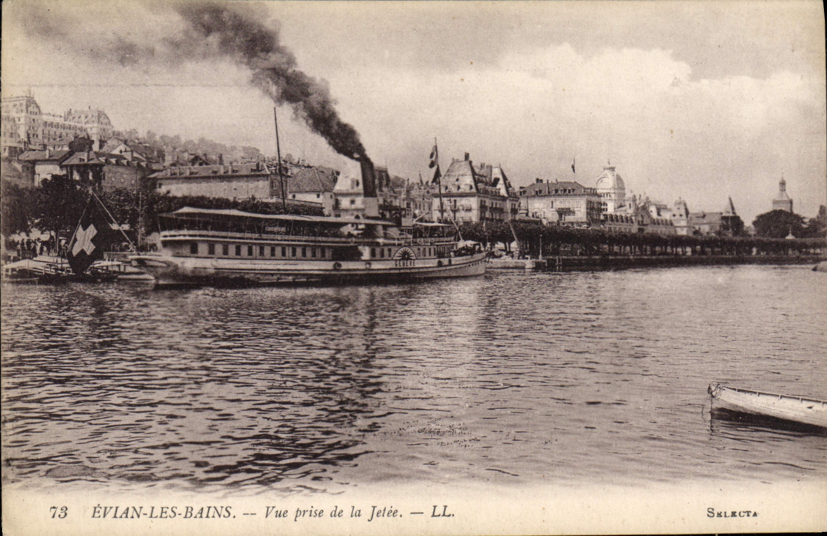 ÉVIAN-LES-BAINS — Vue prise de la Jetée — Selecta, n°73