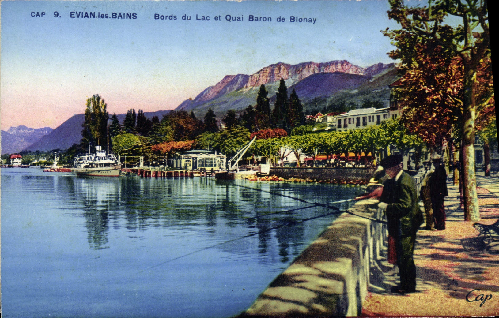 Evian-les-Bains — Bords du Lac et Quai Baron de Blonay — Cap