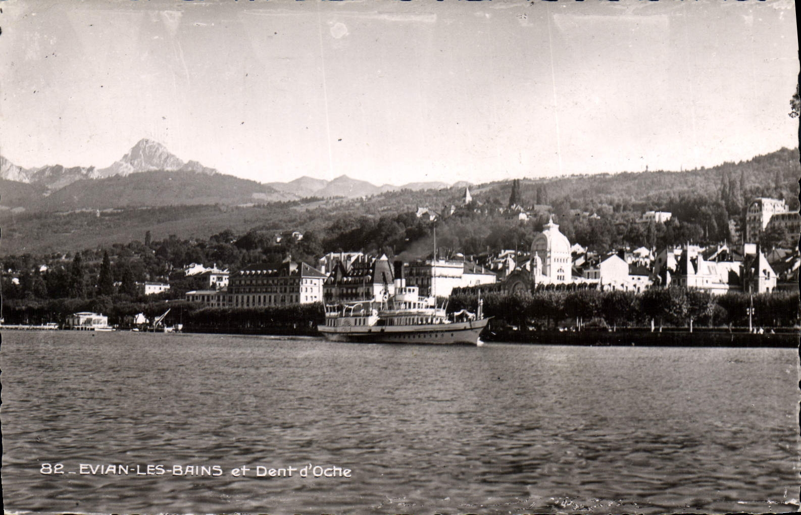 Evian-les-Bains et Dent d'Oche — Édition Blanche-Lambe, n°82