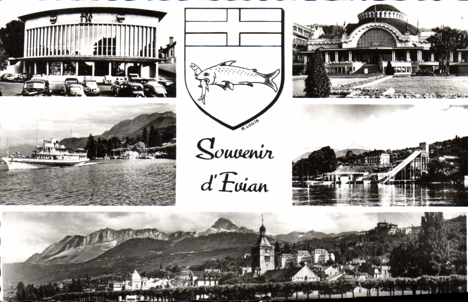 Evian-les-Bains — Souvenir d'Evian — R. LOUIS