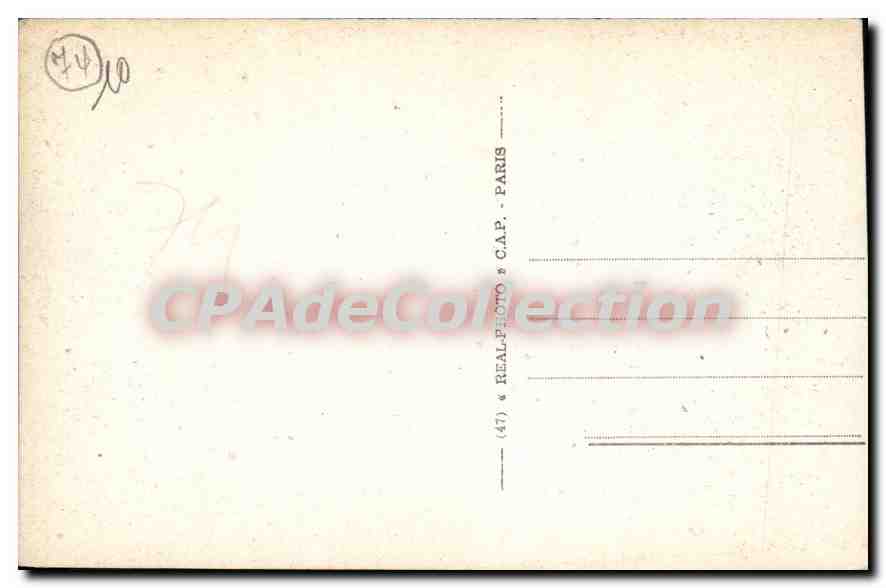 Evian-les-Bains — Le Lac — éditeur LL, n°14 — Verso
