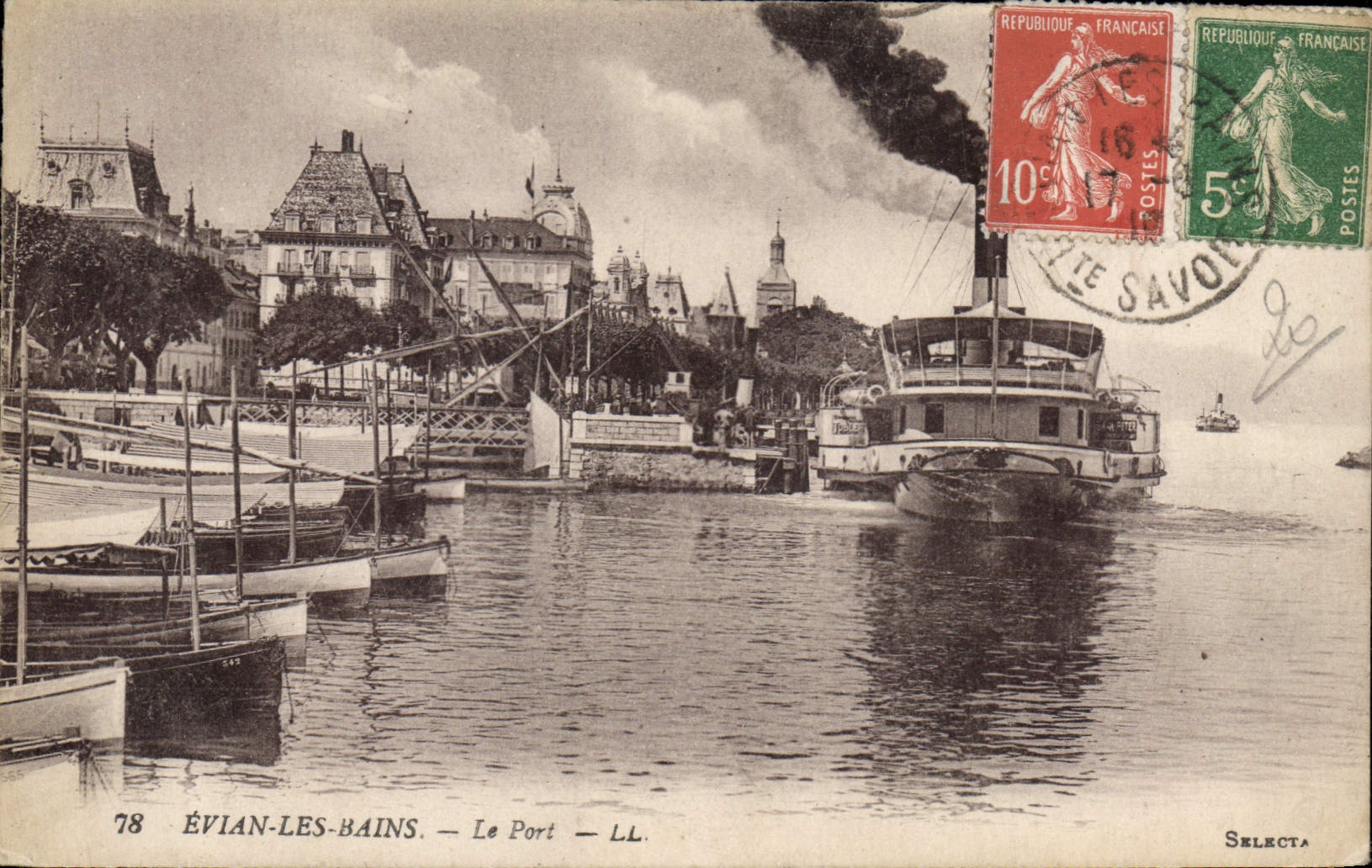 ÉVIAN-LES-BAINS — Le Port — LL. — Selecta