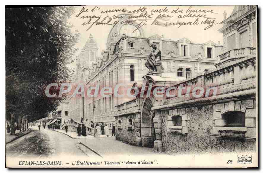 ÉVIAN-LES-BAINS — L'Établissement Thermal "Bains d'Évian" — Collection Chant