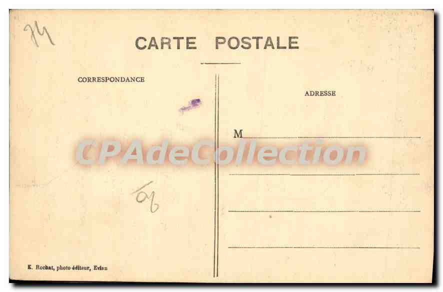 ÉVIAN-les-BAINS - Le ROYAL-HOTEL et la Dent d'Oche — E. Rochat, n°91 — Reverso