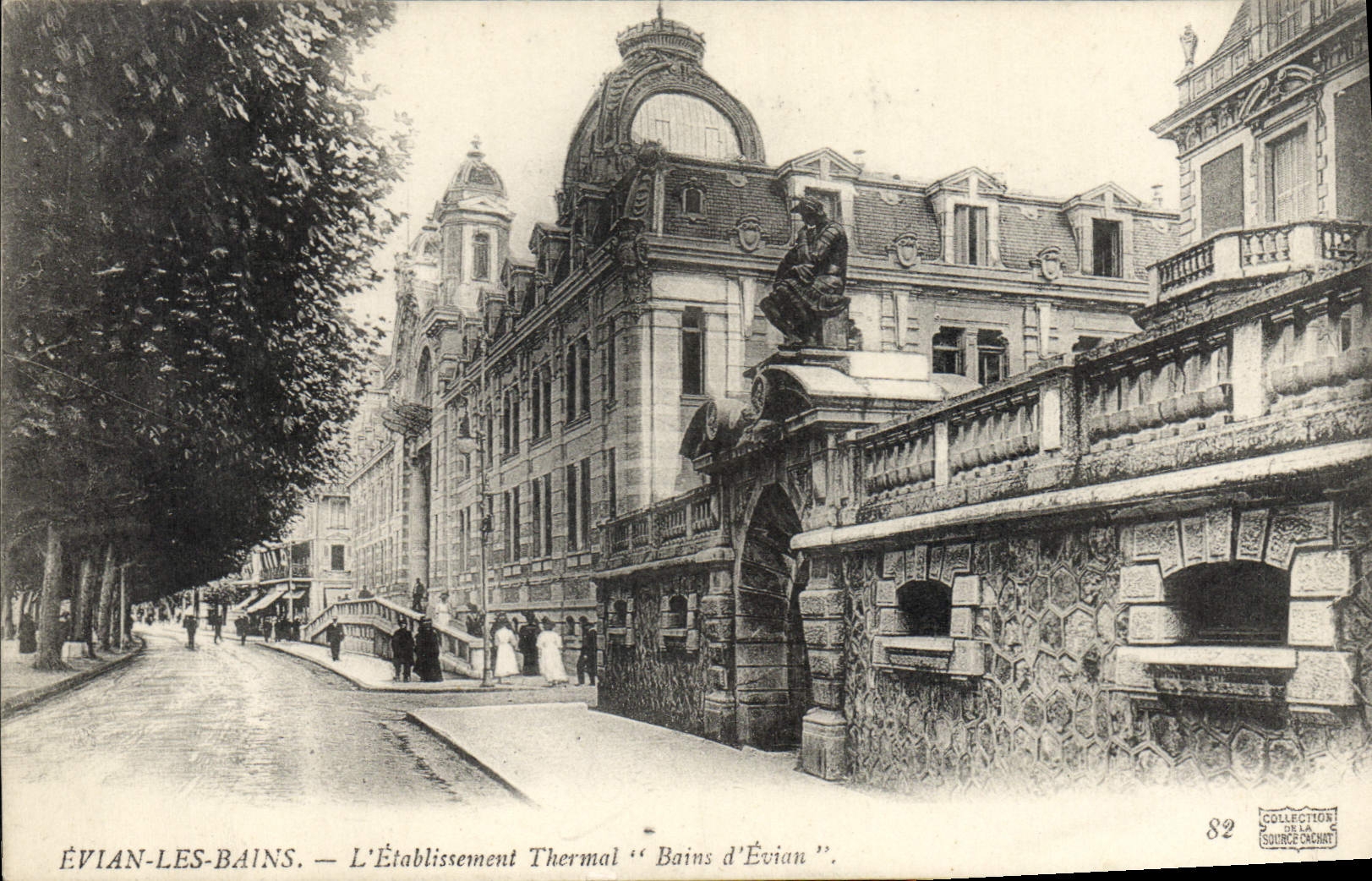 ÉVIAN-LES-BAINS — L'Établissement Thermal "Bains d'Évian" — Collection de la Source Orinante, n°82
