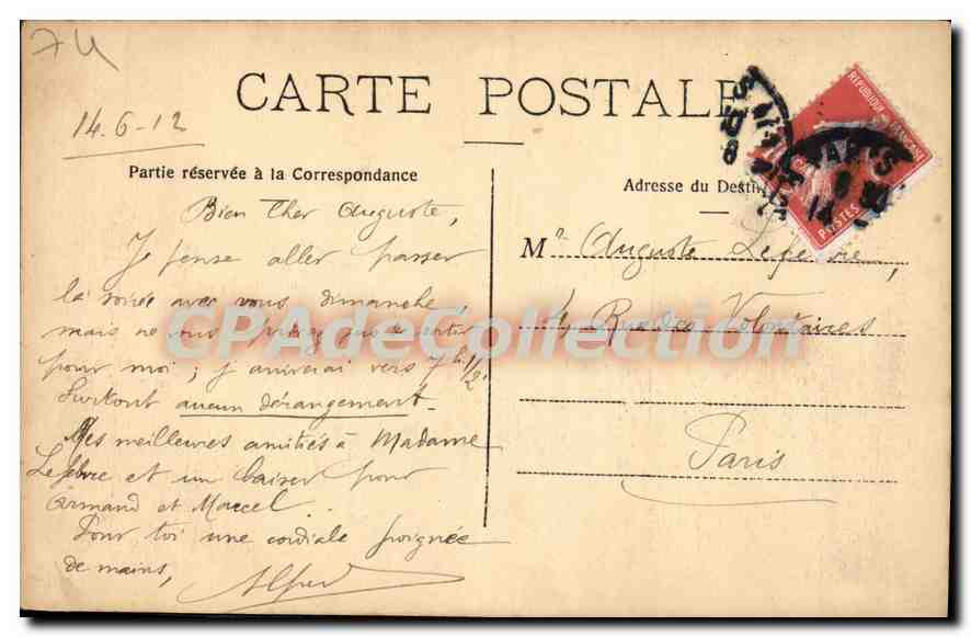 Evian-les-Bains — L'Ermitage — Collection Source Maud, n° 106 — Verso