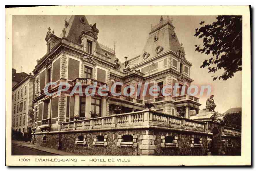 Évian-les-Bains — Hôtel de Ville — CPAdeCollection