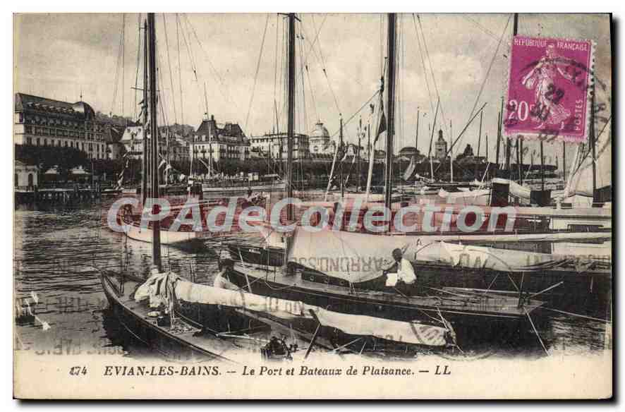 Evian-les-Bains — Le Port et Bateaux de Plaisance — LL