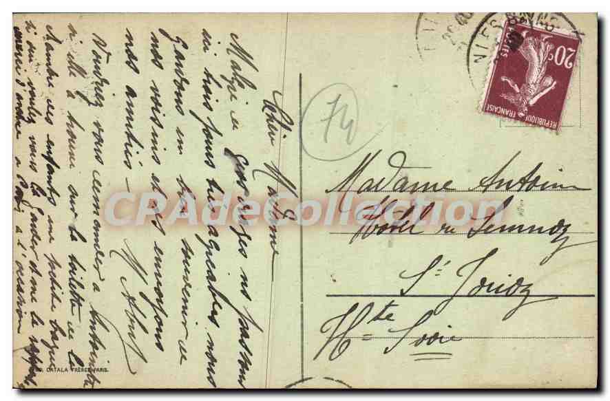 Évian-les-Bains — Vue Générale, le Lac — S.F. "Lux" n°106 — Reverso