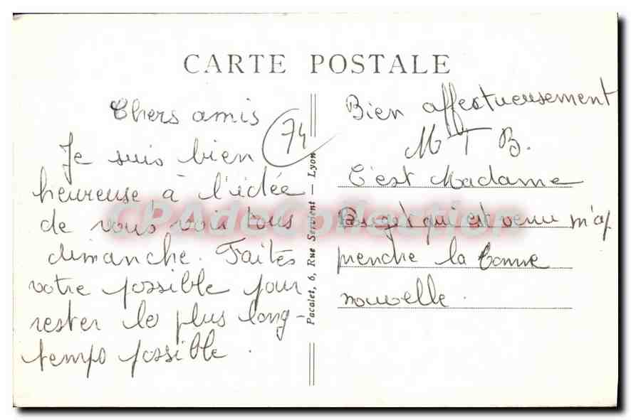 EVIAN-les-BAINS (Hte-Savoie) — Vue prise du lac — P.L. — Verso
