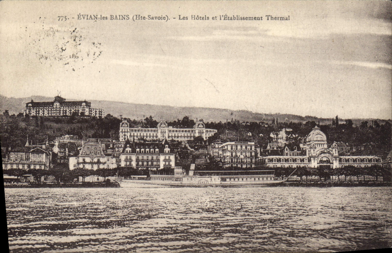 ÉVIAN-les BAINS (Hte-Savoie) — Les Hôtels et l'Établissement Thermal — n°775