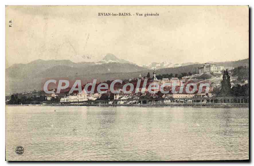 EVIAN-les-BAINS - Vue générale — F. B. éditeur