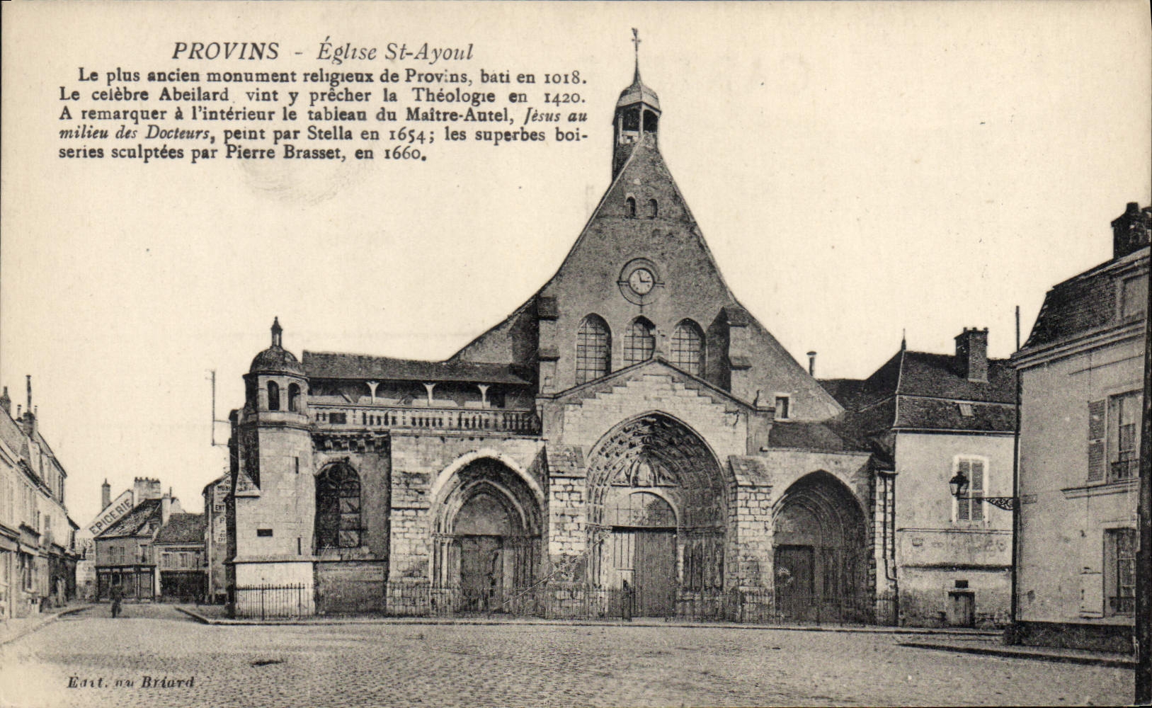 Provins - Église Saint-Ayoul — éditeur Édit. du Briard