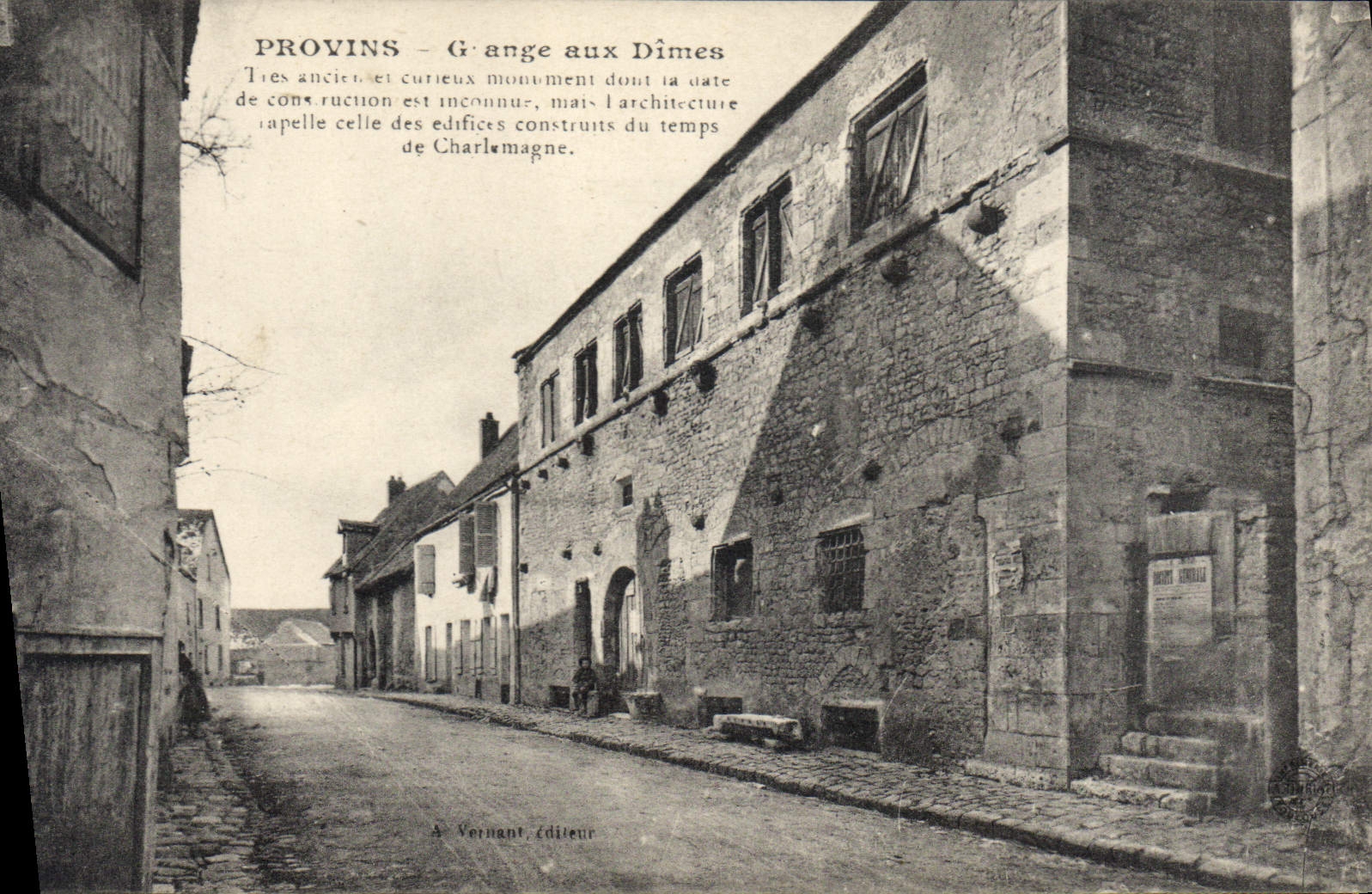 Provins — Grange aux Dîmes — éditeur Vernant