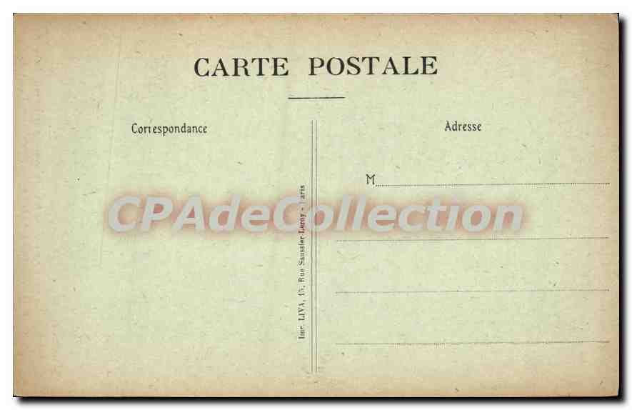 Provins — Ville Haute — La Tour aux Engins et l'ensemble de la Muraille et des Tourelles du XIIIe siècle — Vue prise dans les Fossés — Verdier, Libraire - Provins — Verso
