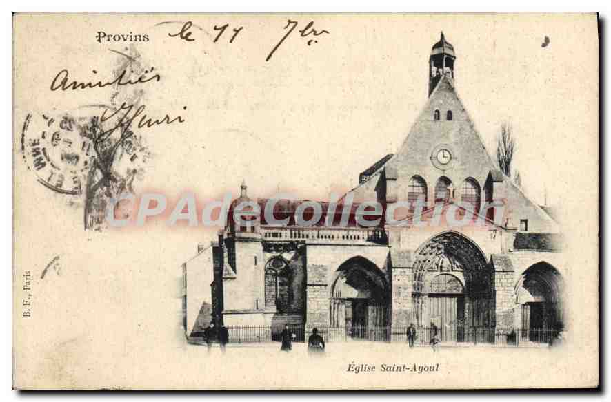 Église Saint-Ayoul — Provins — B. F., Paris
