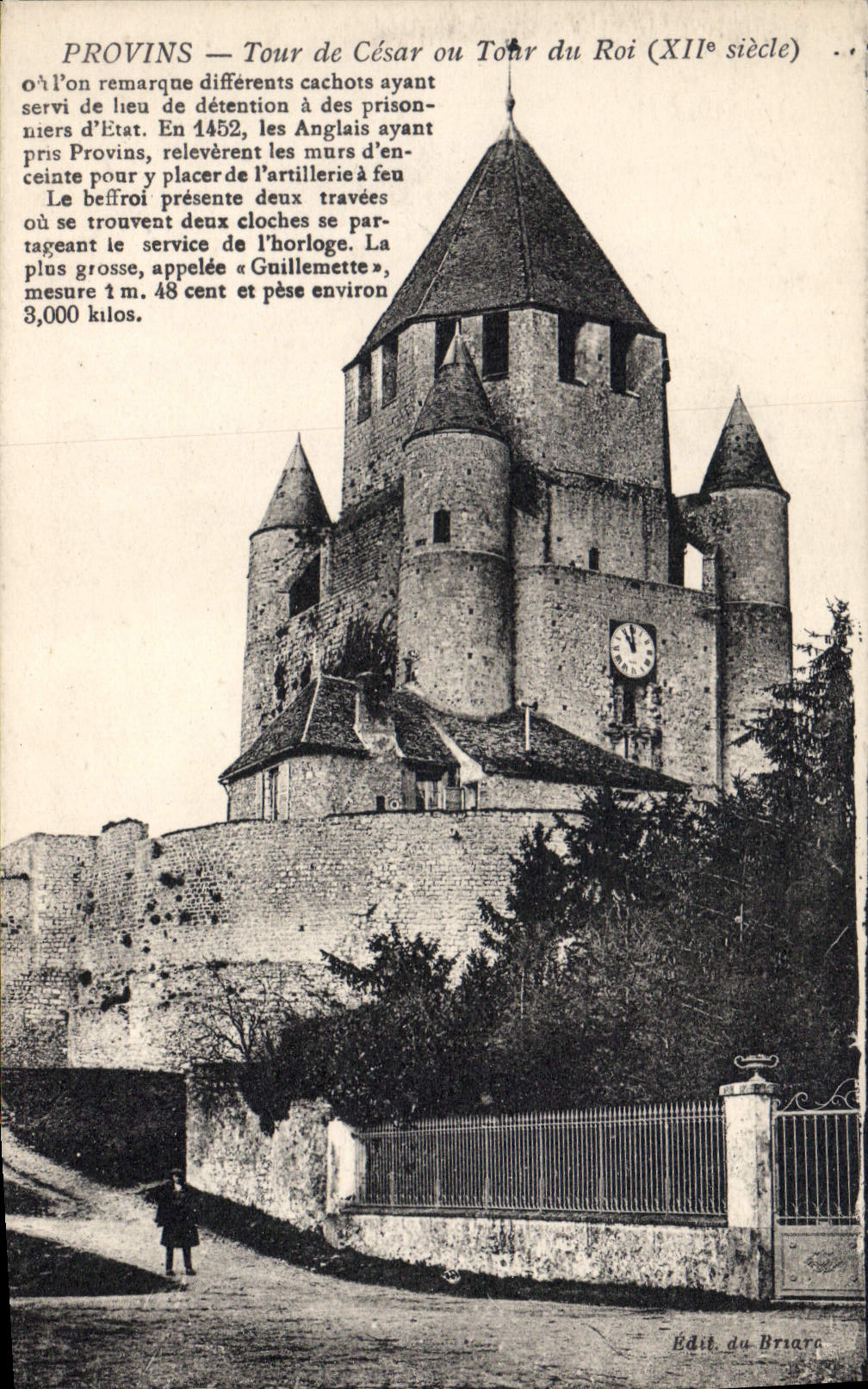 Provins — Tour de César ou Tour du Roi (XIIe siècle) — Édit. du Briaro