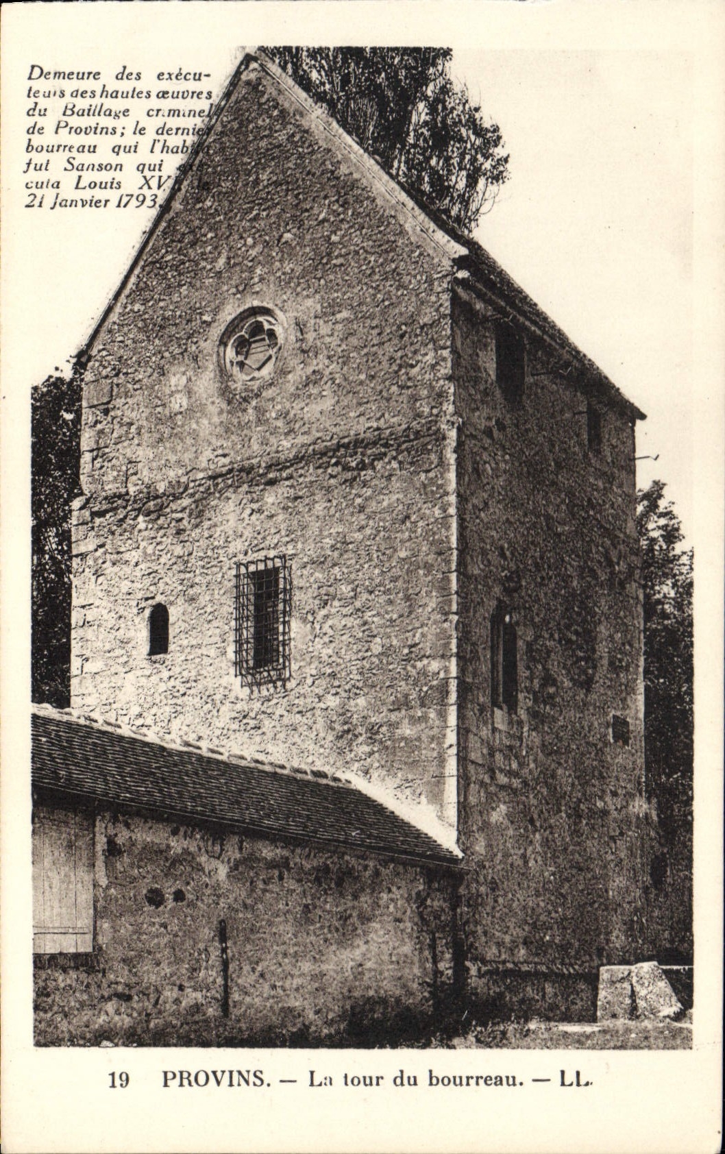 Provins — La tour du bourreau — LL. — N°19