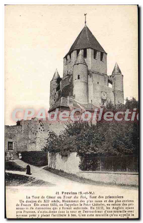 La Tour de César ou Tour du Roi à Provins — Série 41 — Cliché S.L. - Sagent, Sèvres-sur-Sâne