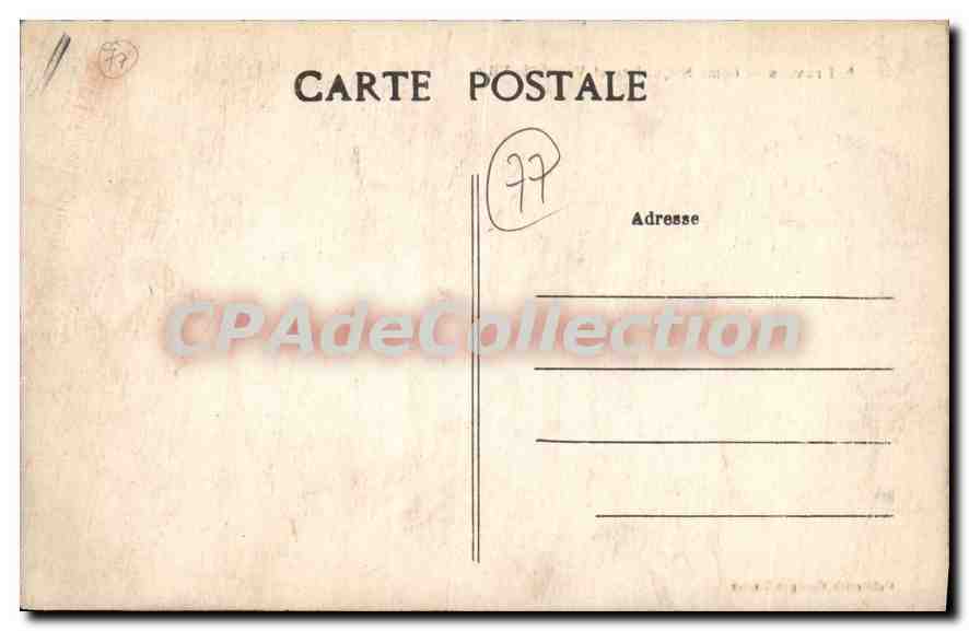 Provins — Dôme Saint-Quiriace et Vue de la Ville — Éditeur non identifié, n° de série 5 — Verso