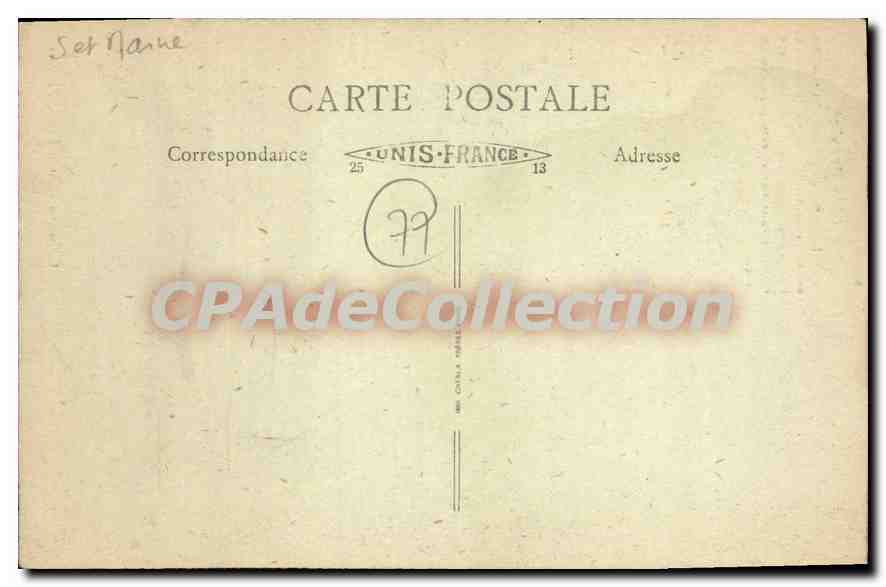 Provins — Les restes du Pinacle (XIIe siècle) — Collection Firmin Louis, Provins — Verso