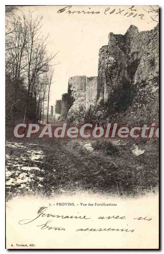 Provins — Vue des Fortifications — A. Vernaut, édit.