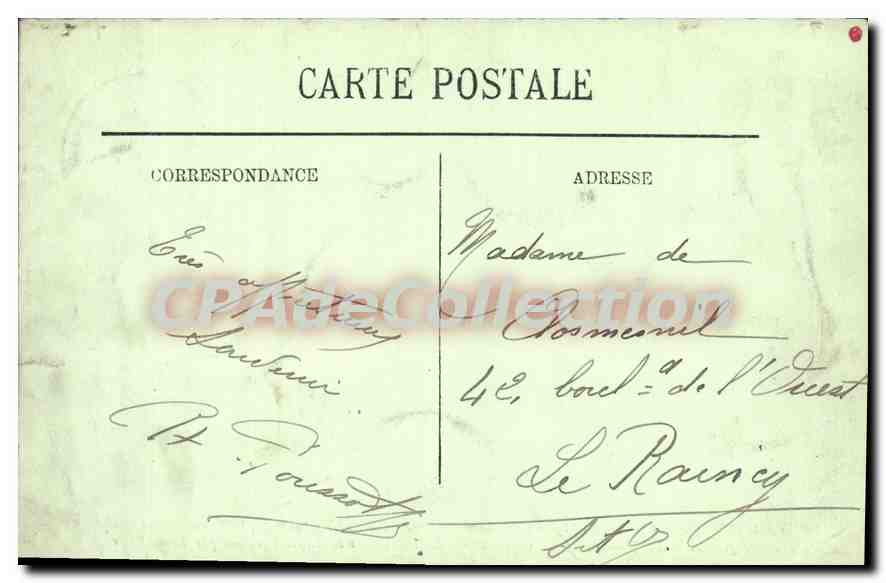 Provins — Ancien couvent des Dames Cordelières — Édition Louis Firmin — Verso