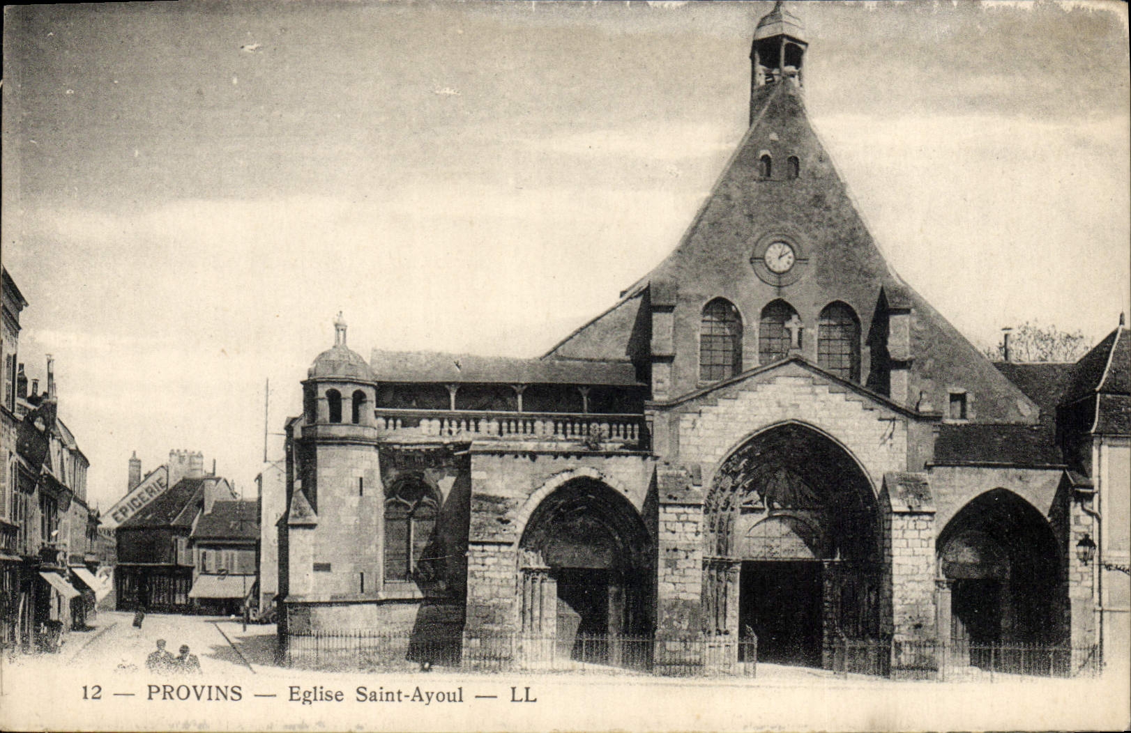 Provins — Église Saint-Ayoul — Éditeur LL, n°12