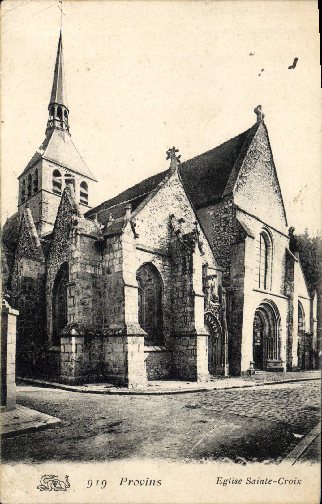 Provins — Église Sainte-Croix — Éditeur 919