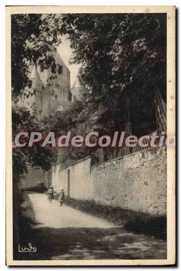 Provins — La Tour César (XIIIe), vue de la Rue aux Rats — Ludovic de Magallon