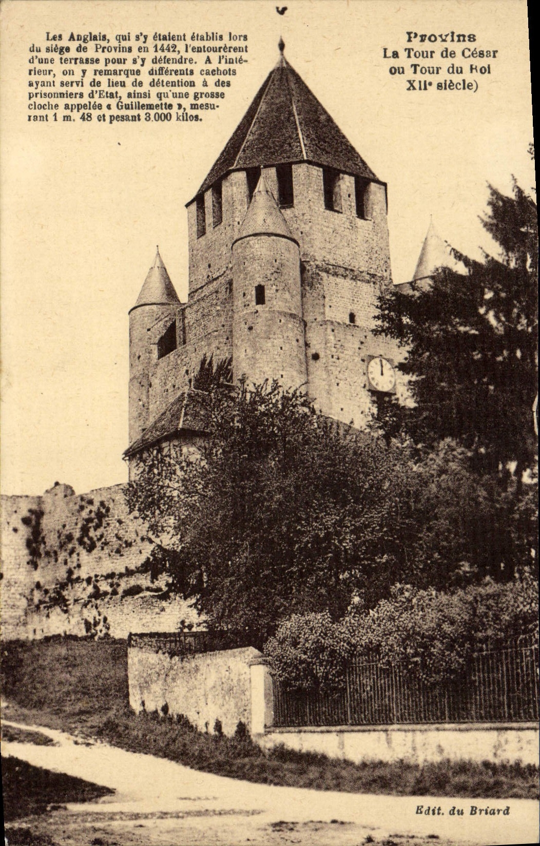La Tour de César à Provins — XIIe siècle — Edit. du Briard