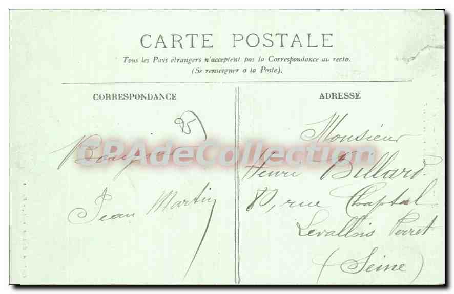 CPA Haute Isle Chantemerle Le Colombier Seigneurial — Back
