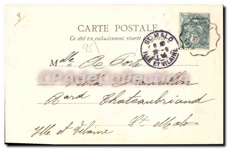 CPA Saint Prix Fontaine Edifiee en 1300 — Back