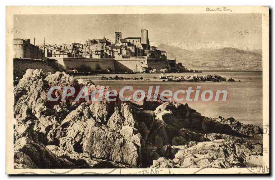 Antibes — Vue générale — Château des Alpes — L. Giraud et Cie, Éditeur